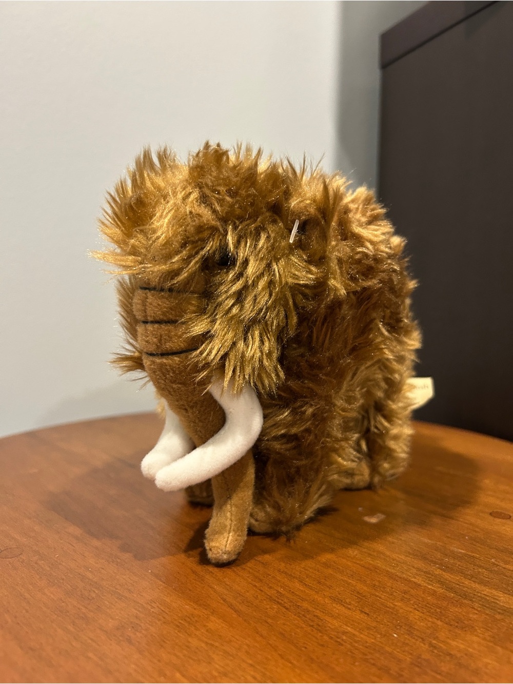 Plush Woolly Mammoth Stuffed Animal - Brown